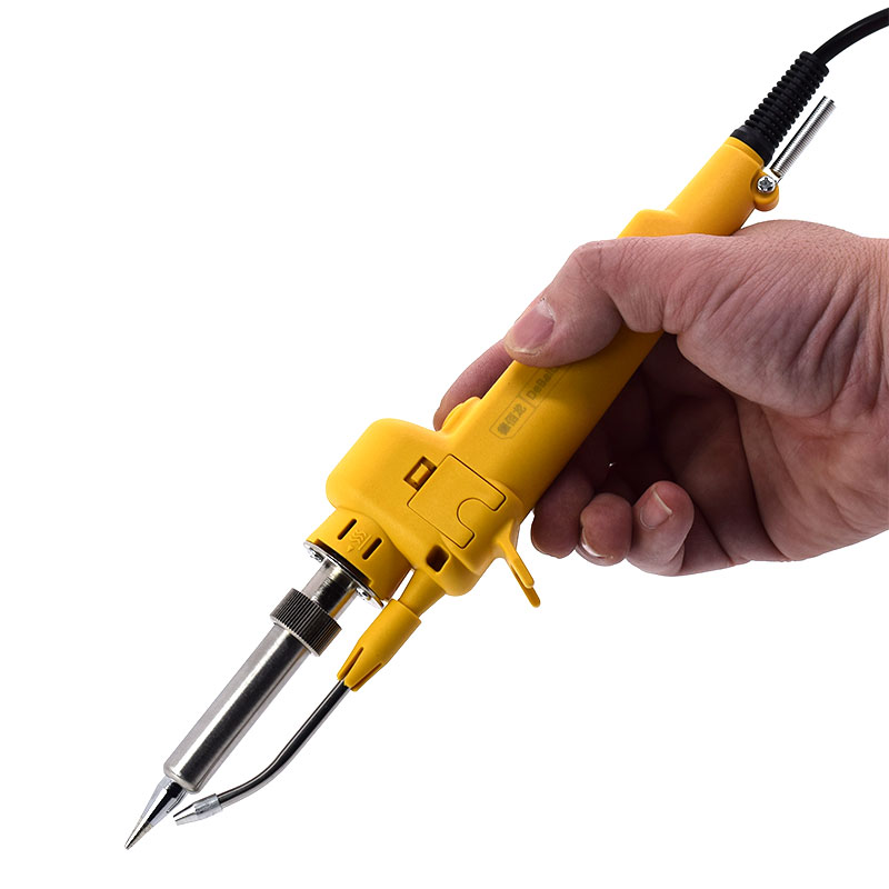 单手焊接电动直柄数显焊锡枪